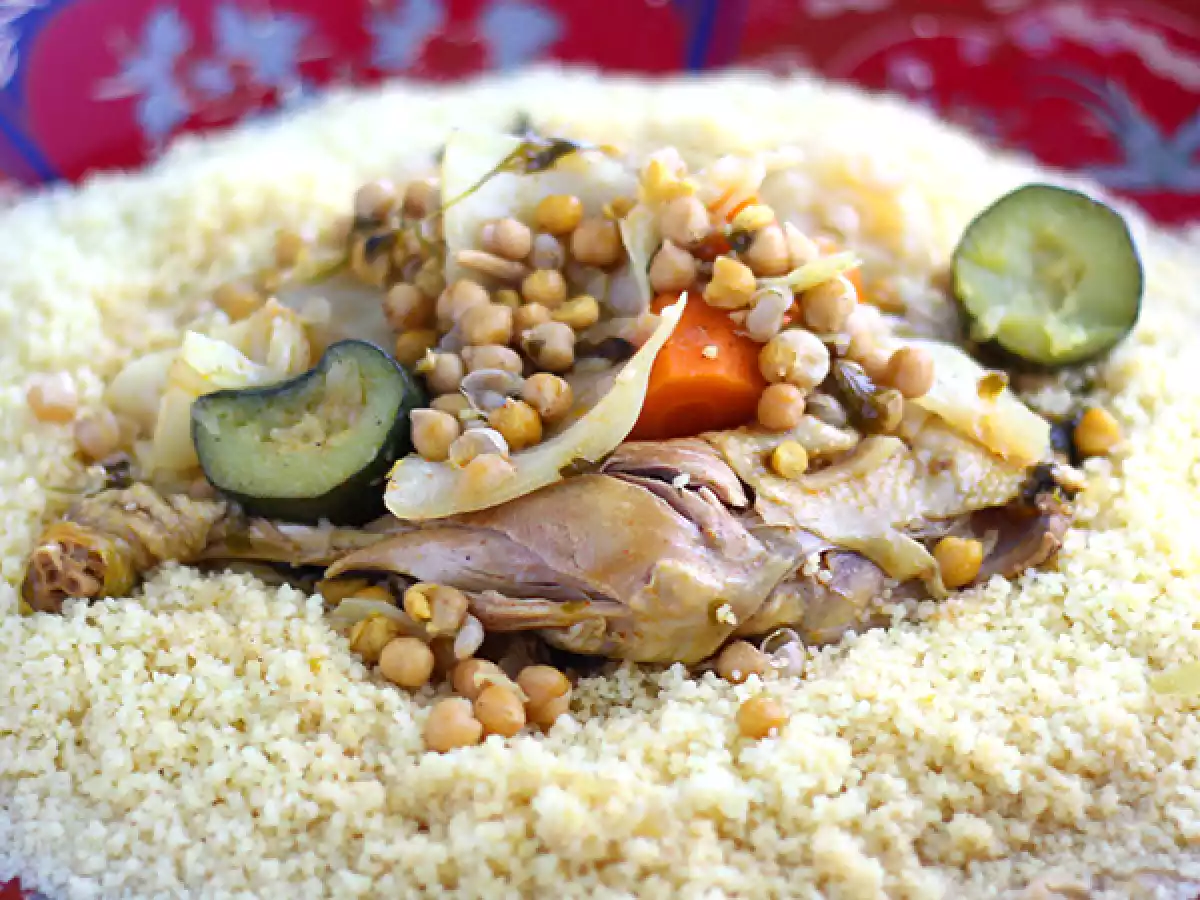Traditionell marockansk kycklingcouscous - foto 2