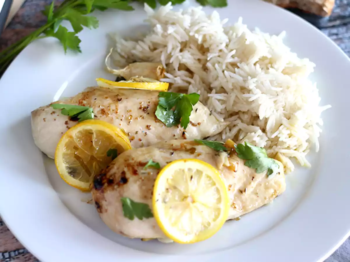 Ugnsbakad kyckling med citron - foto 2