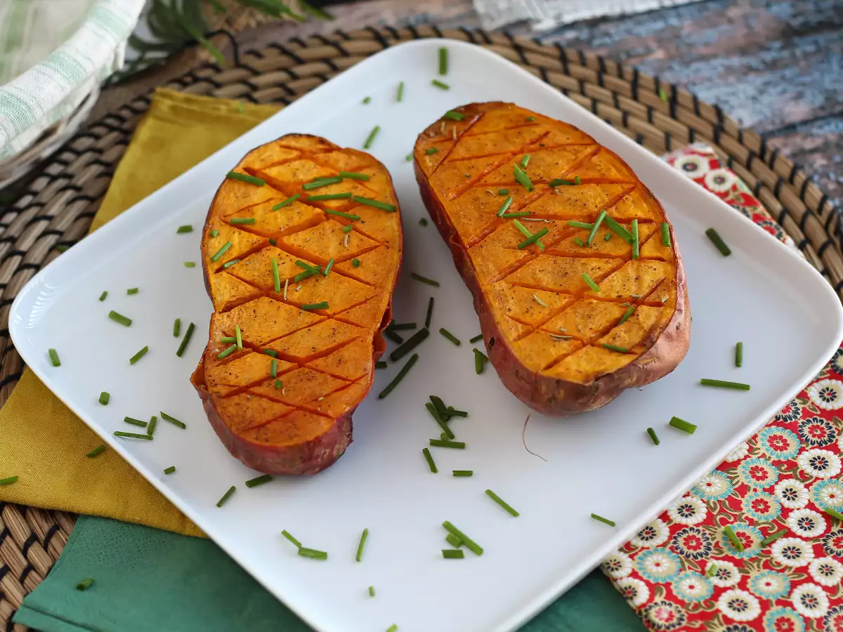 Ugnsbakad sötpotatis - foto 3