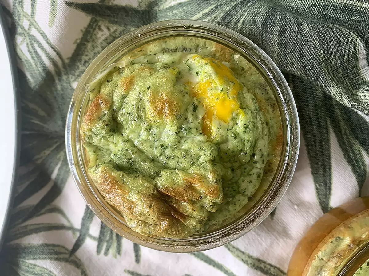 Ugnsbakade ägg med pesto - foto 2