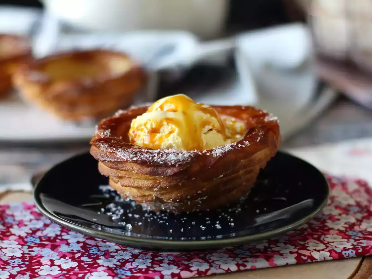 Ugnsbakade churros formade som skålar med generös fyllning - foto 2