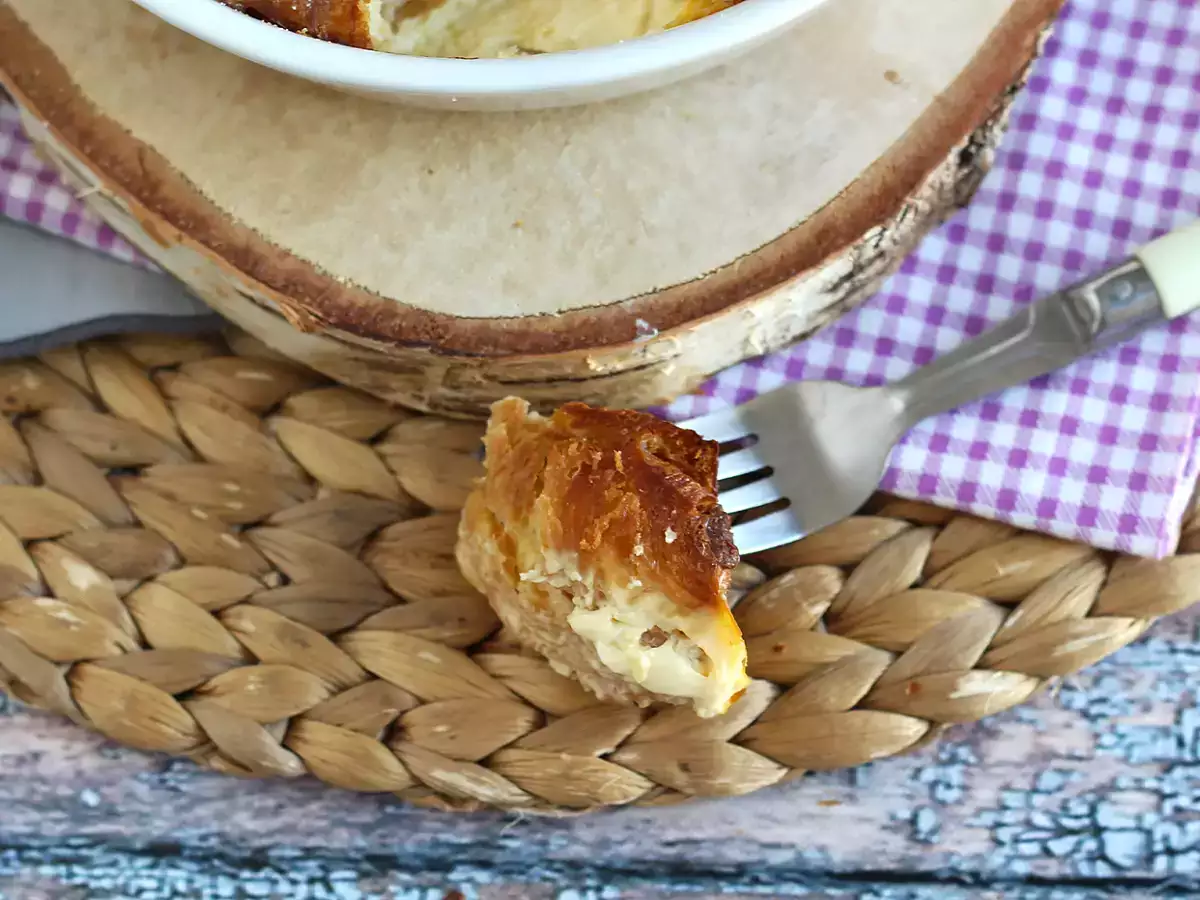 Ugnsbakade fattiga riddare på croissanter - foto 5