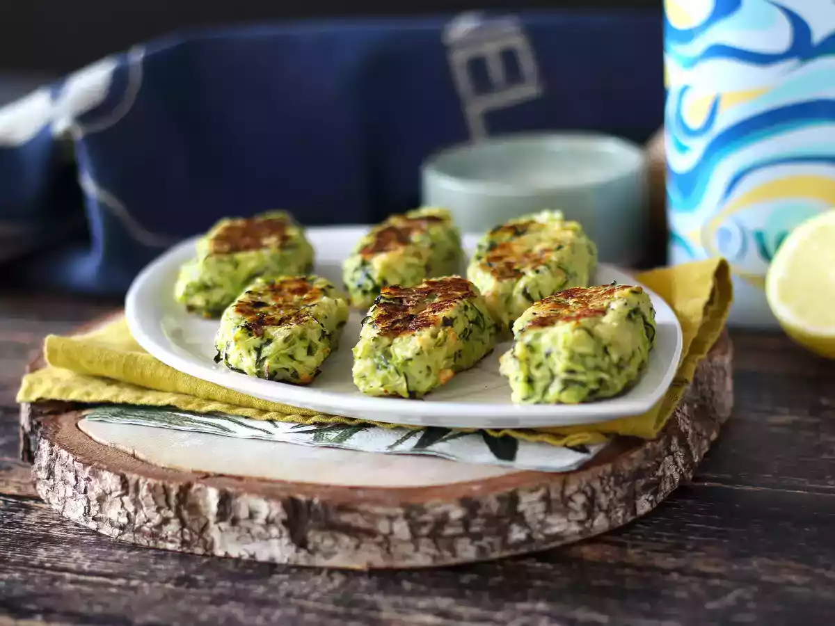 Ugnsbakade zucchinibollar