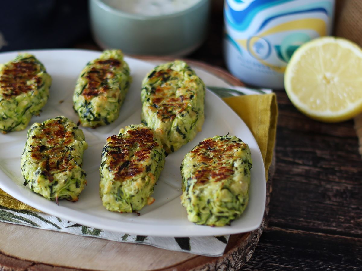 Ugnsbakade zucchinibollar - foto 4