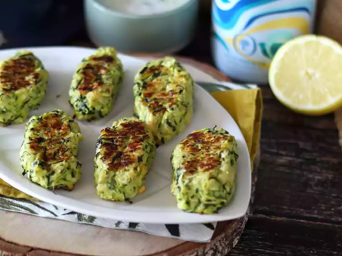 Ugnsbakade zucchinibollar - foto 4