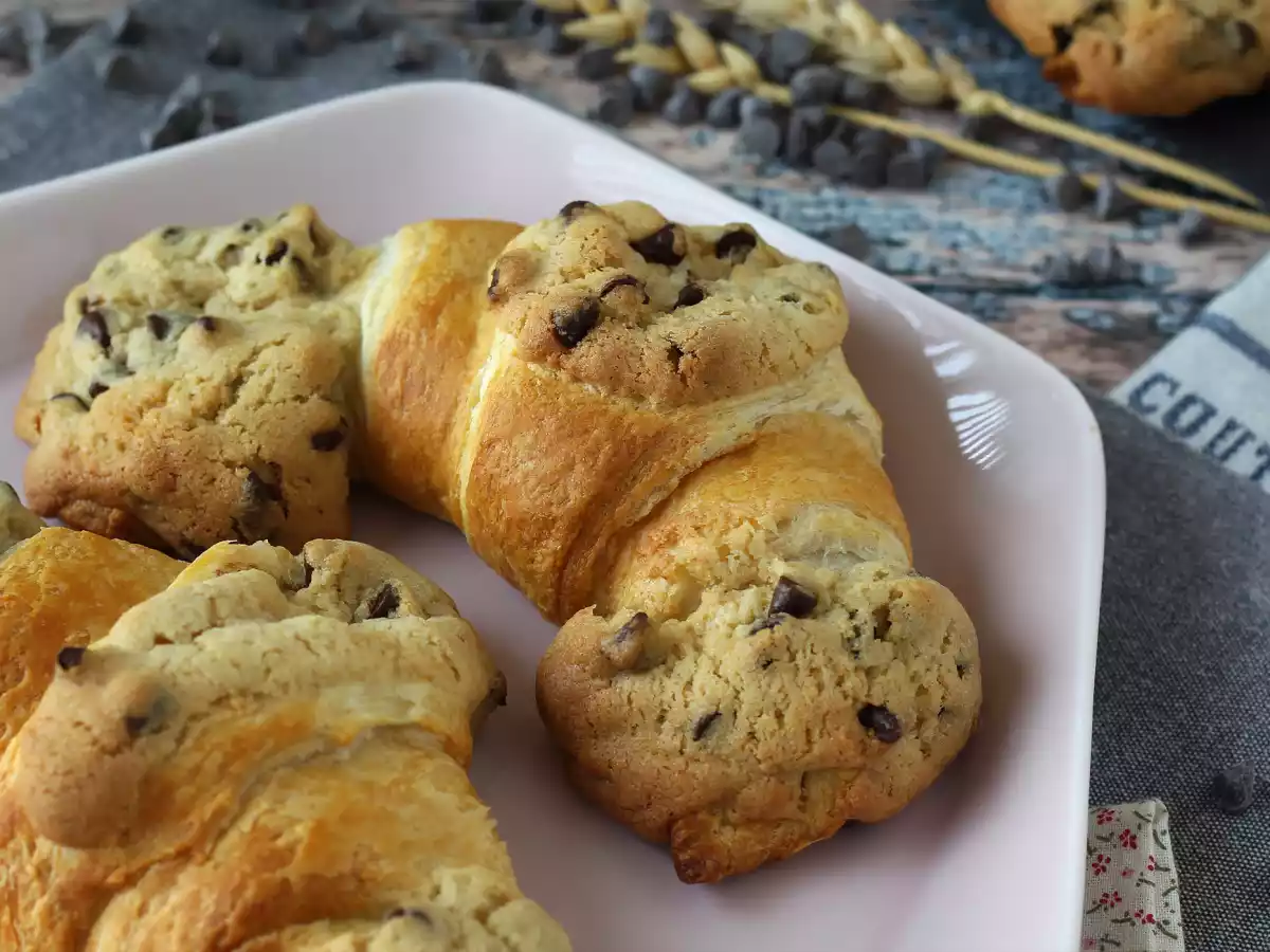 Ultra-gourmet, superenkla crookies. Den perfekta kombinationen av croissant och kaka! - foto 2