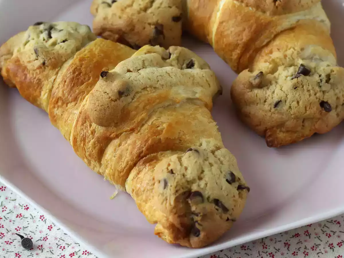 Ultra-gourmet, superenkla crookies. Den perfekta kombinationen av croissant och kaka! - foto 6