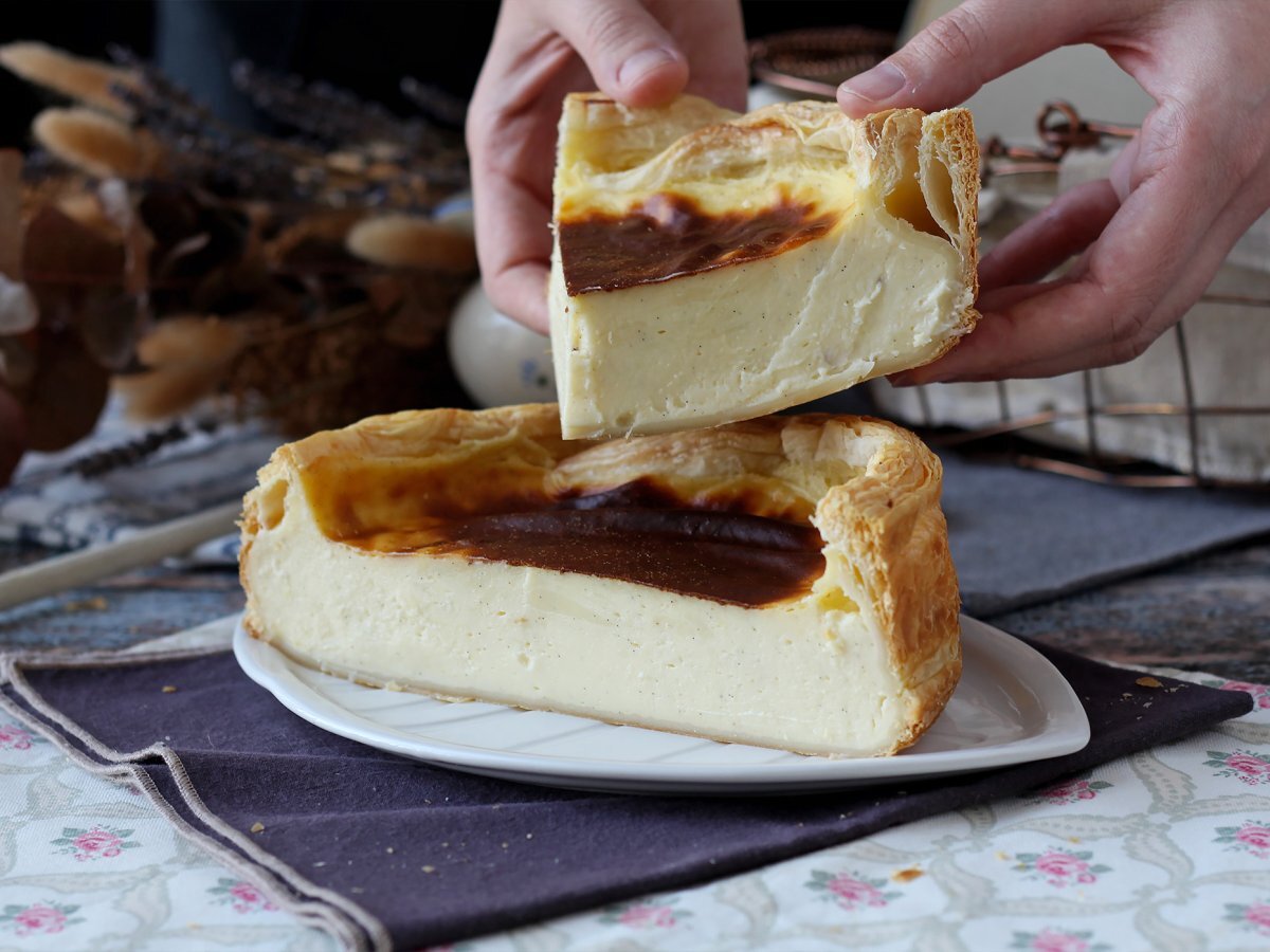 Ultrakrämig flan med bakverk