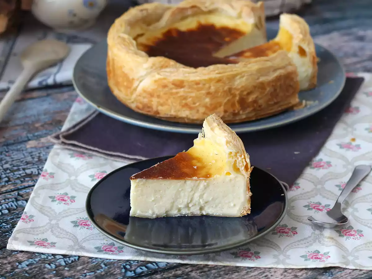 Ultrakrämig flan med bakverk - foto 2