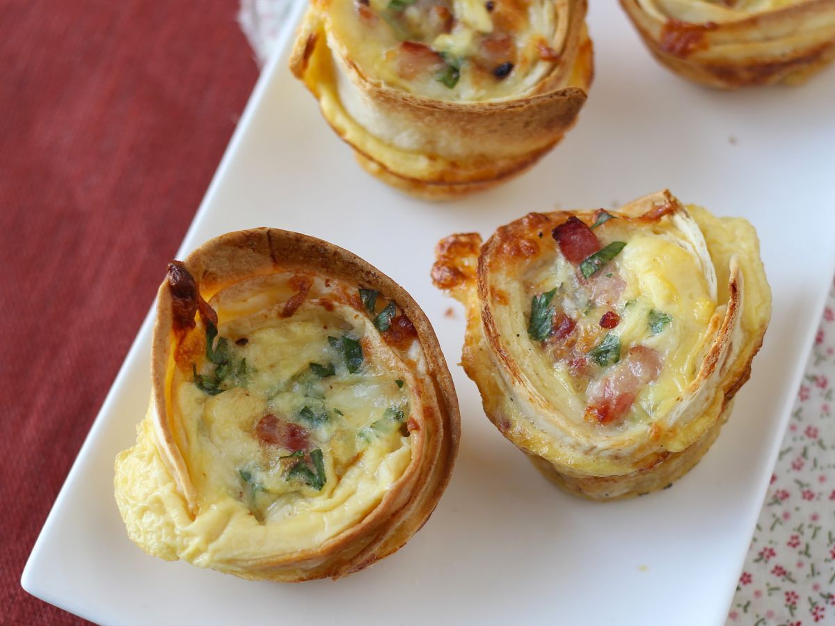 Vad man kan göra med tortillas? Enkla och ekonomiska quiches! - foto 3
