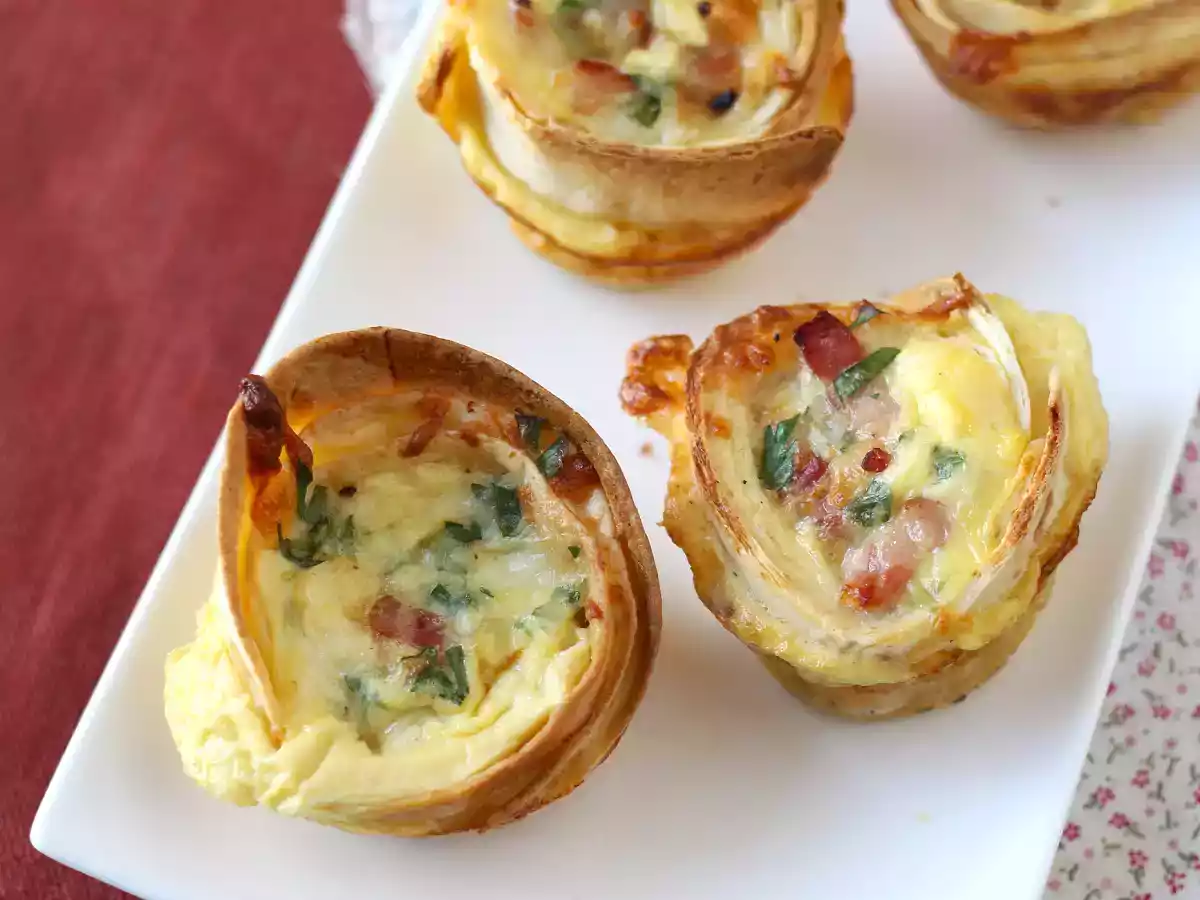Vad man kan göra med tortillas? Enkla och ekonomiska quiches! - foto 3