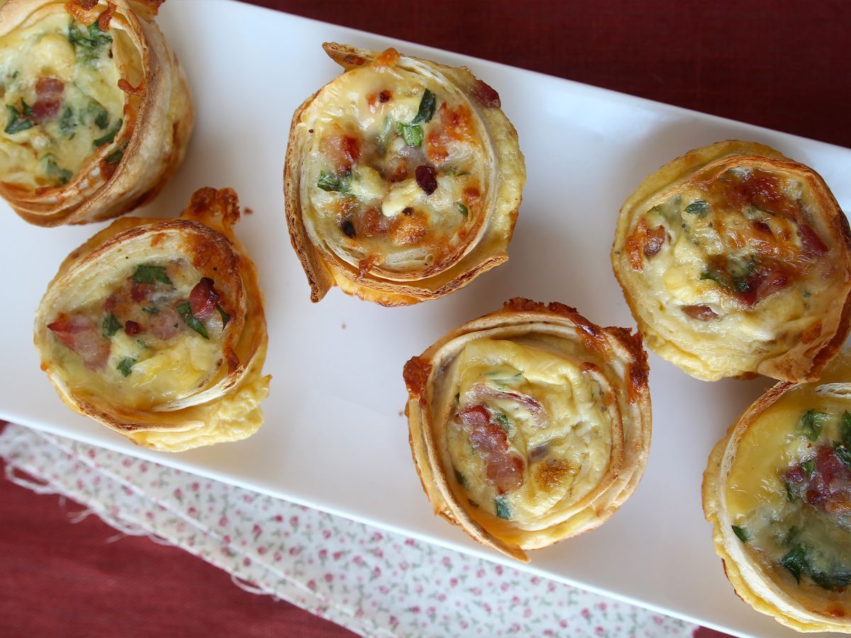 Vad man kan göra med tortillas? Enkla och ekonomiska quiches! - foto 4