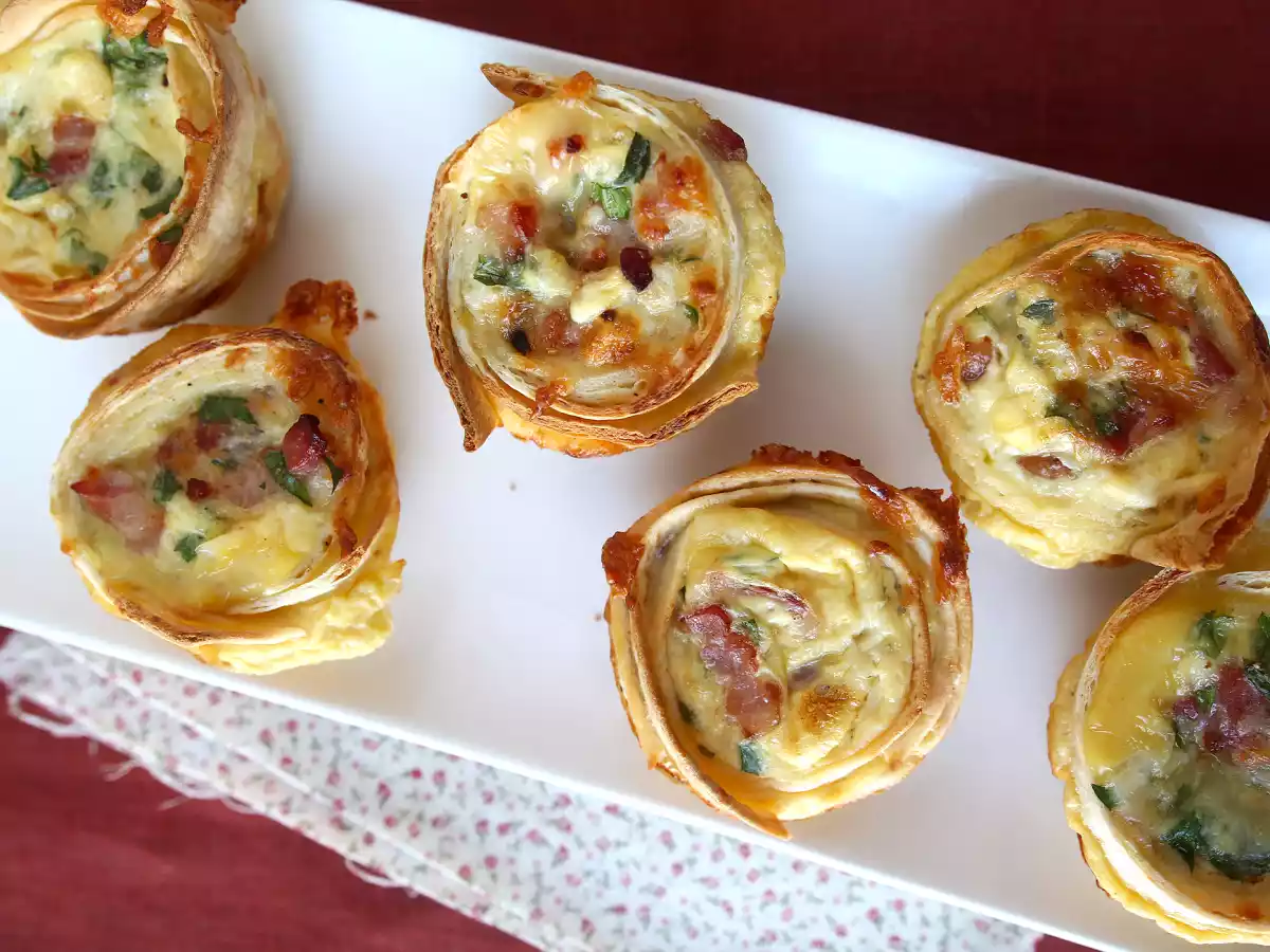 Vad man kan göra med tortillas? Enkla och ekonomiska quiches! - foto 4