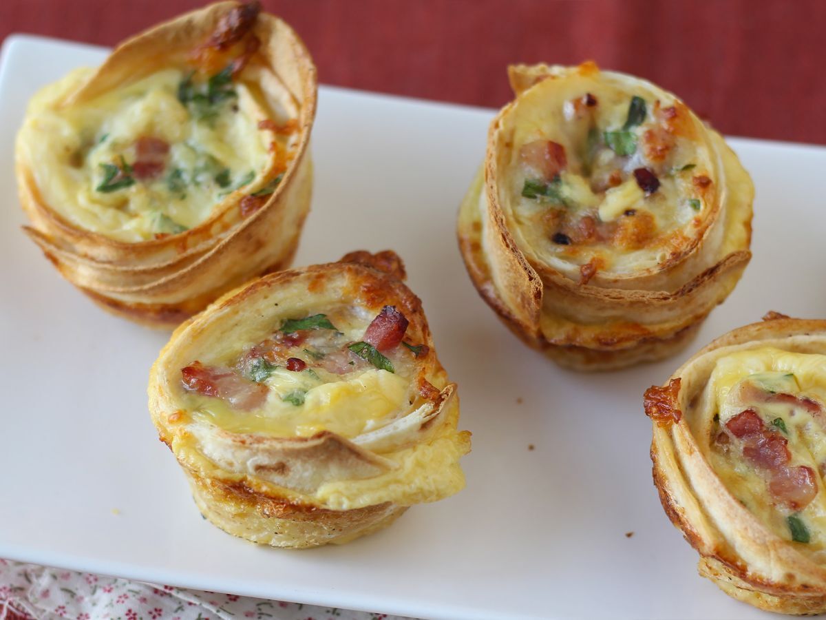 Vad man kan göra med tortillas? Enkla och ekonomiska quiches! - foto 6