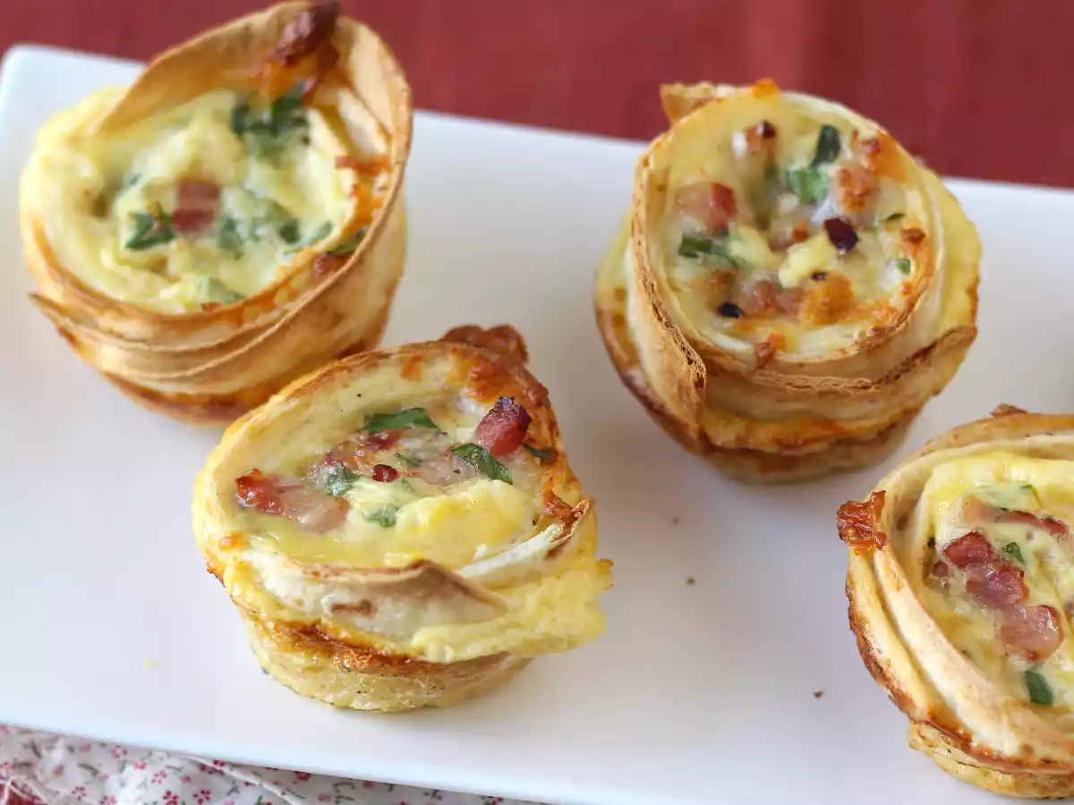 Vad man kan göra med tortillas? Enkla och ekonomiska quiches! - foto 6