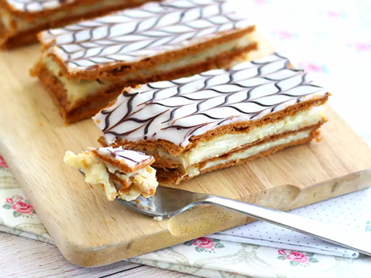 Vanilj mille-feuille - foto 4