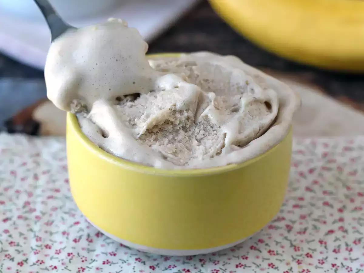 Vaniljvassleglass, hög i protein, snabb och med 3 ingredienser! - foto 3