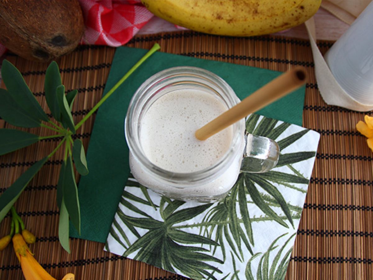 Vegansk bananmilkshake - foto 3