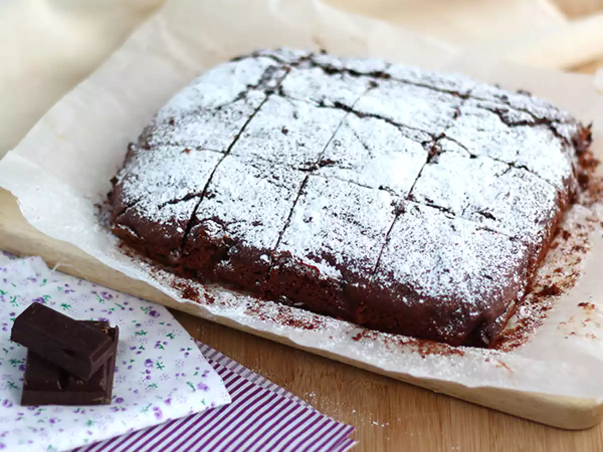 Vegansk brownie, ägg- och mjölkfri