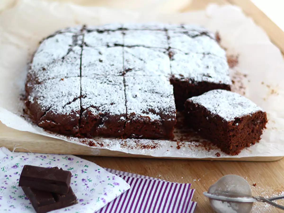Vegansk brownie utan ägg eller mjölk - foto 2