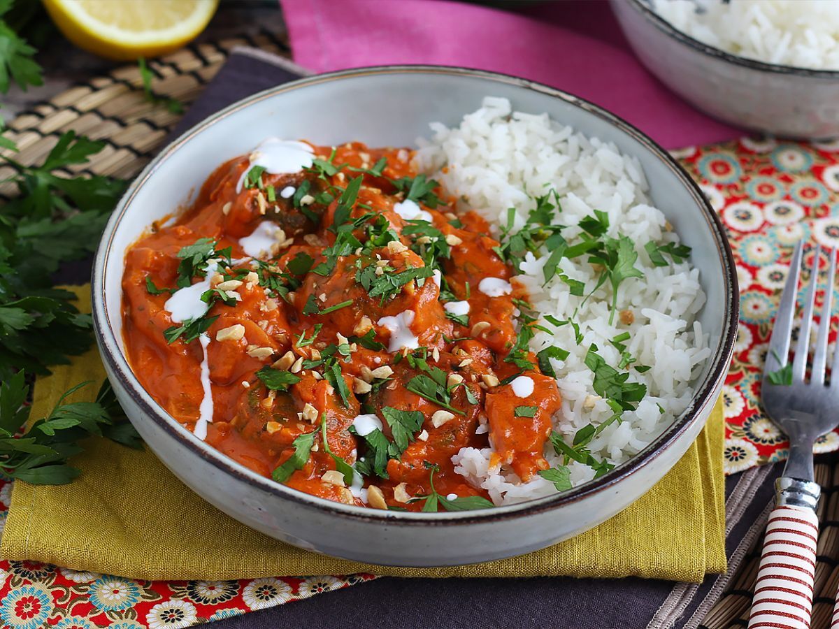 Vegansk Malai Kofta: kikärtsköttbullar med tomatsås - foto 3
