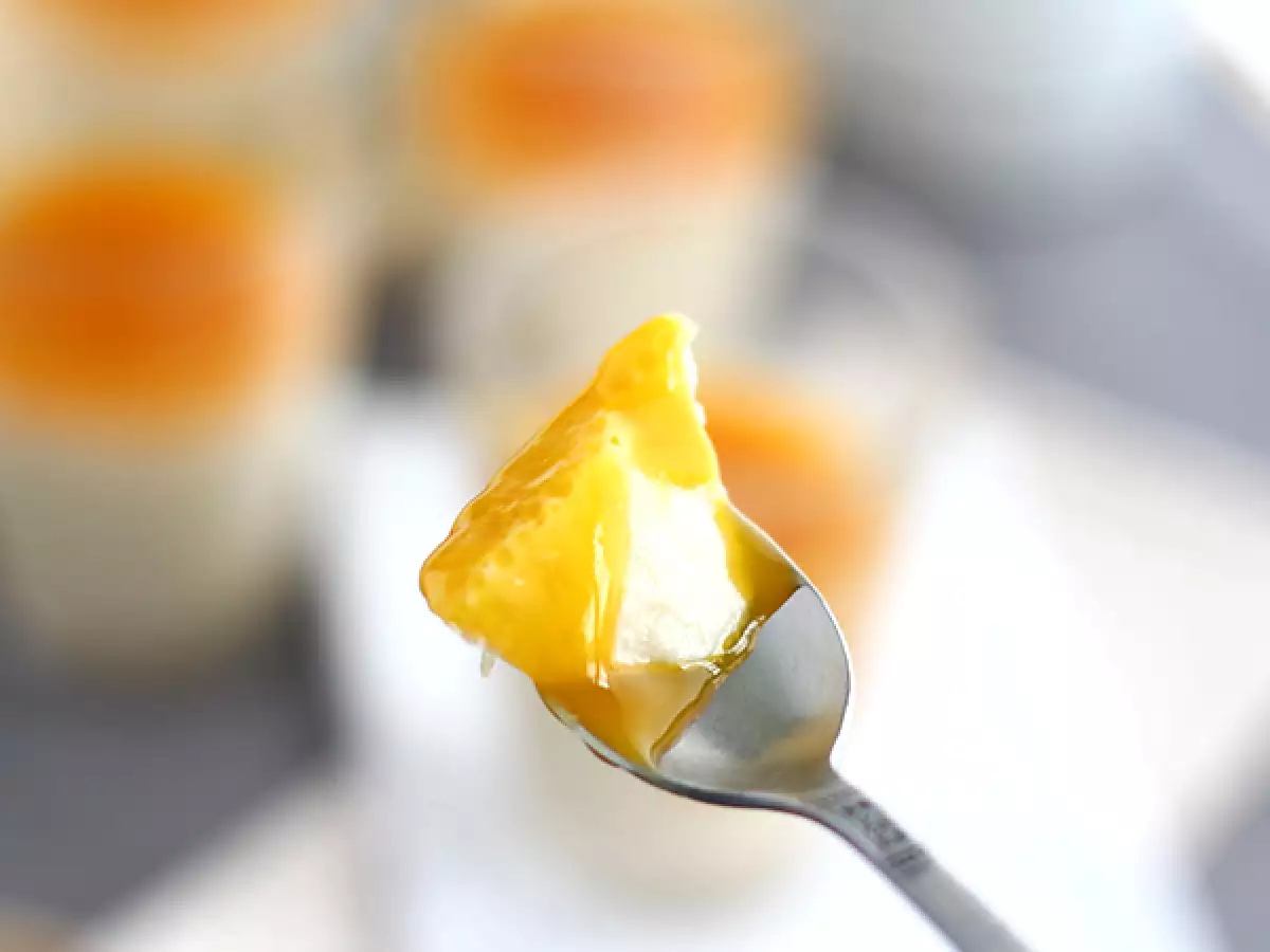 Vegansk panna cotta med kokos - foto 3