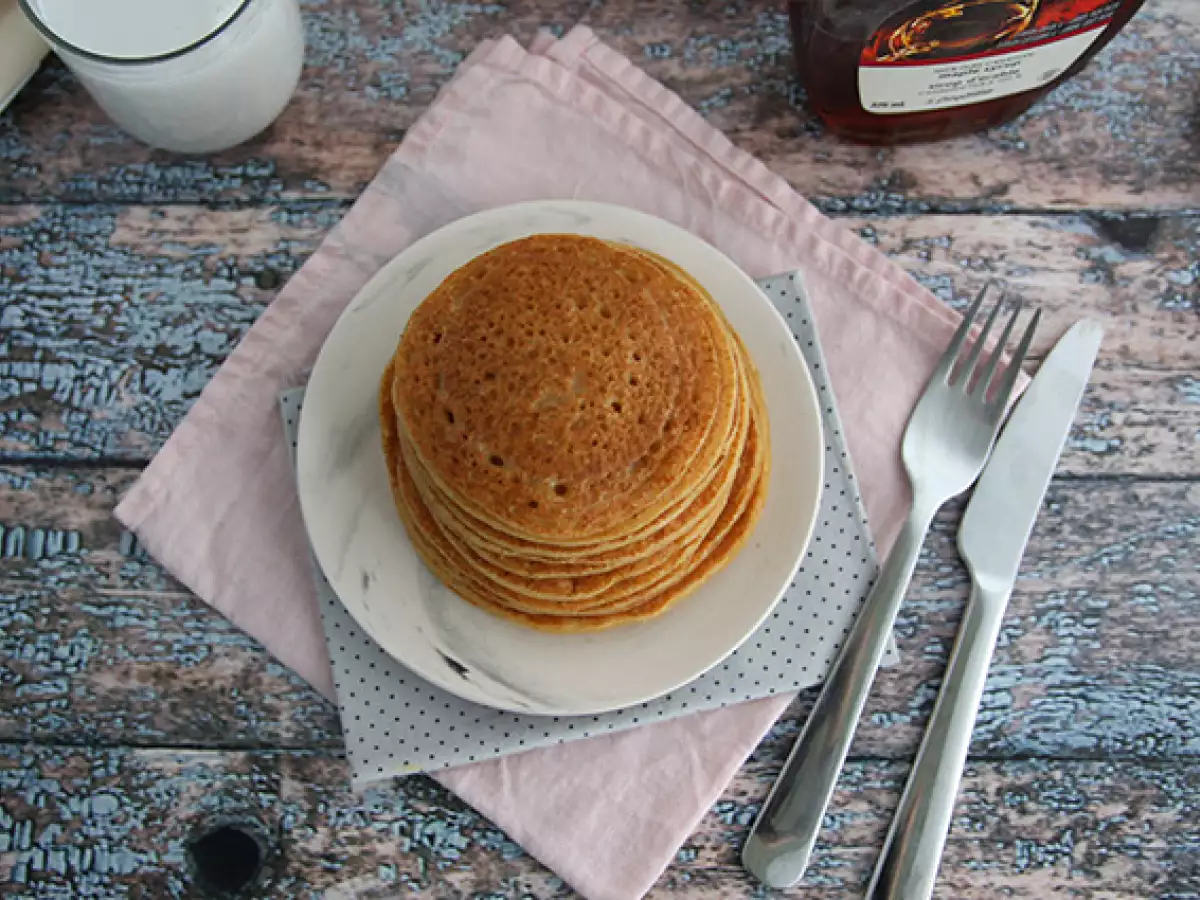 Veganska och glutenfria amerikanska pannkakor - foto 2