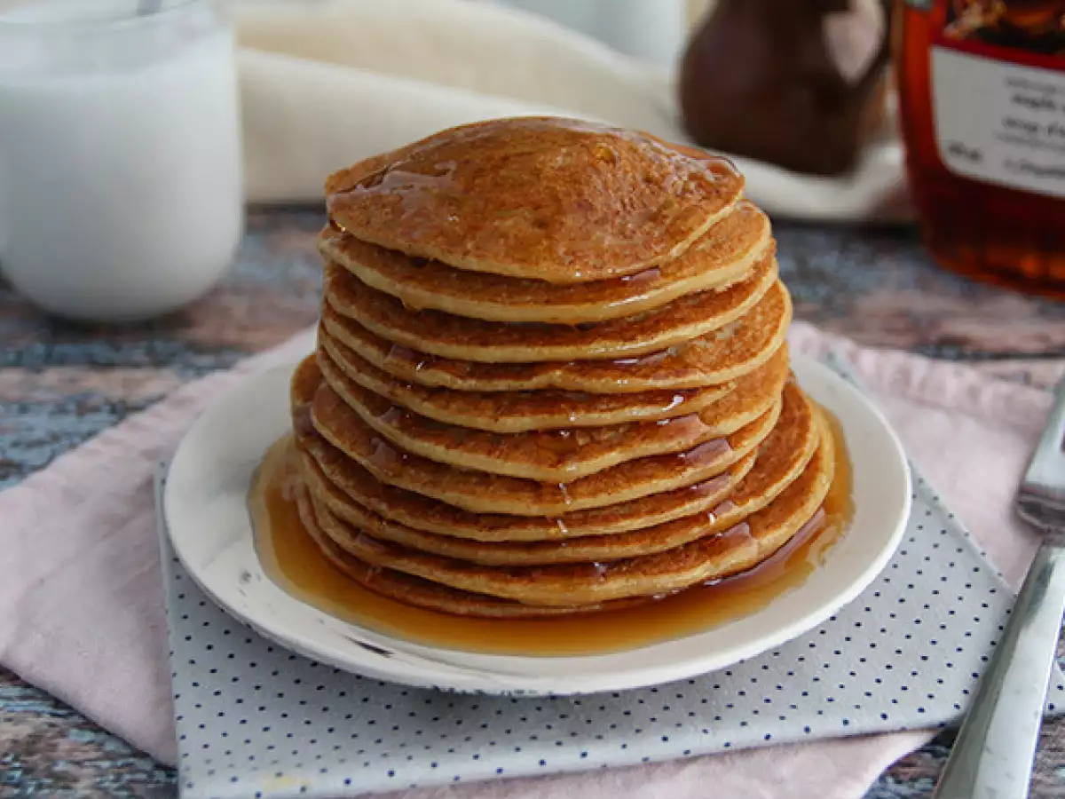 Veganska och glutenfria amerikanska pannkakor - foto 3