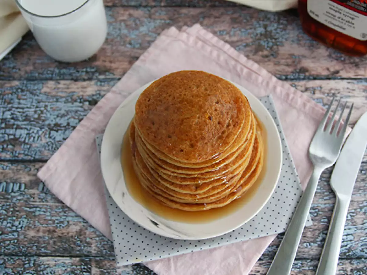 Veganska och glutenfria amerikanska pannkakor - foto 4