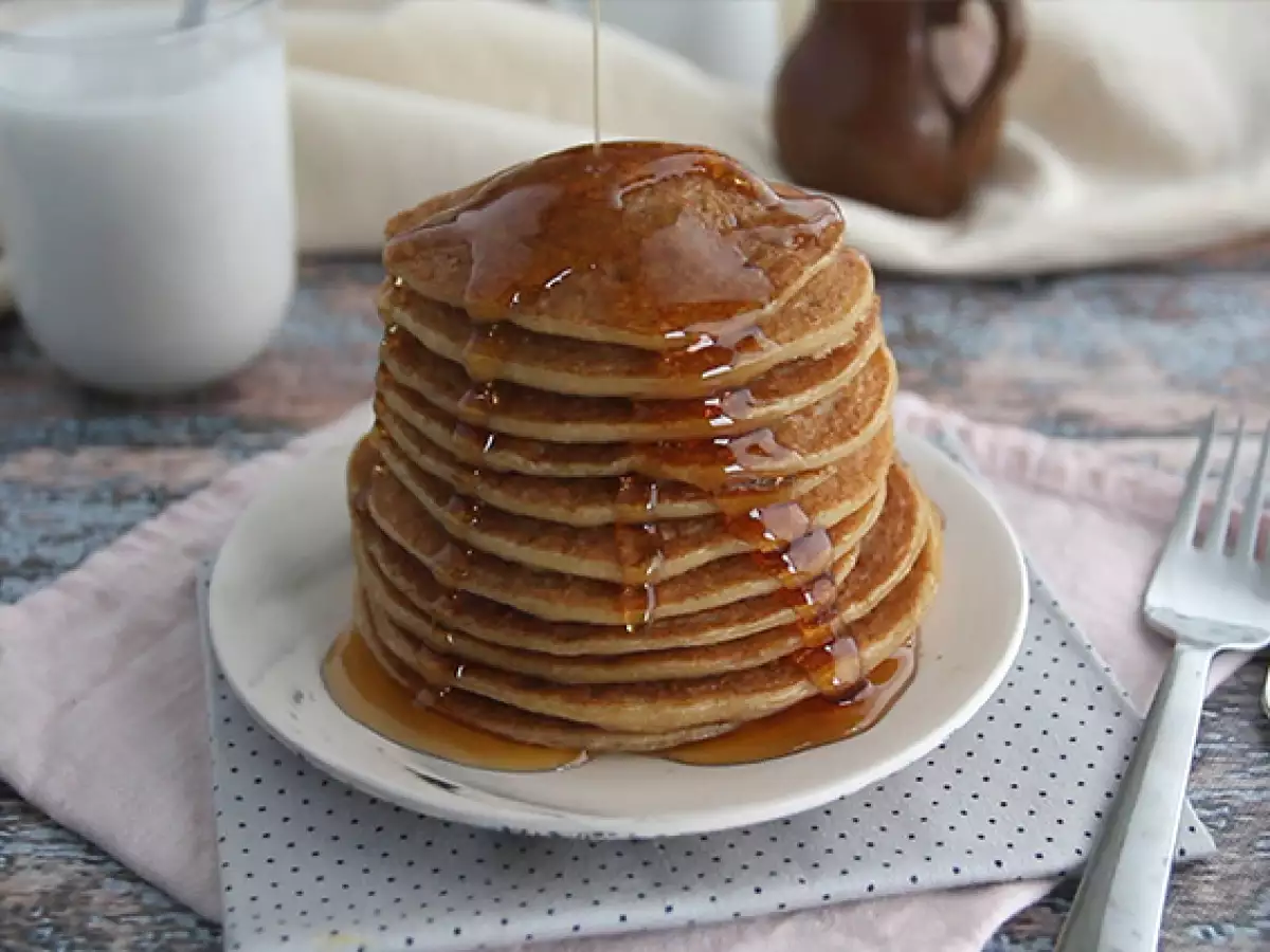 Veganska och glutenfria amerikanska pannkakor - foto 5