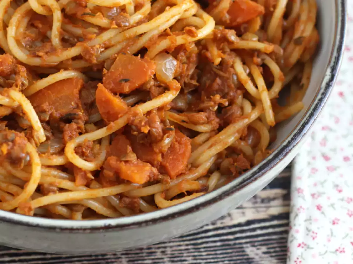 Vegetarisk bolognese till spaghetti! - foto 2