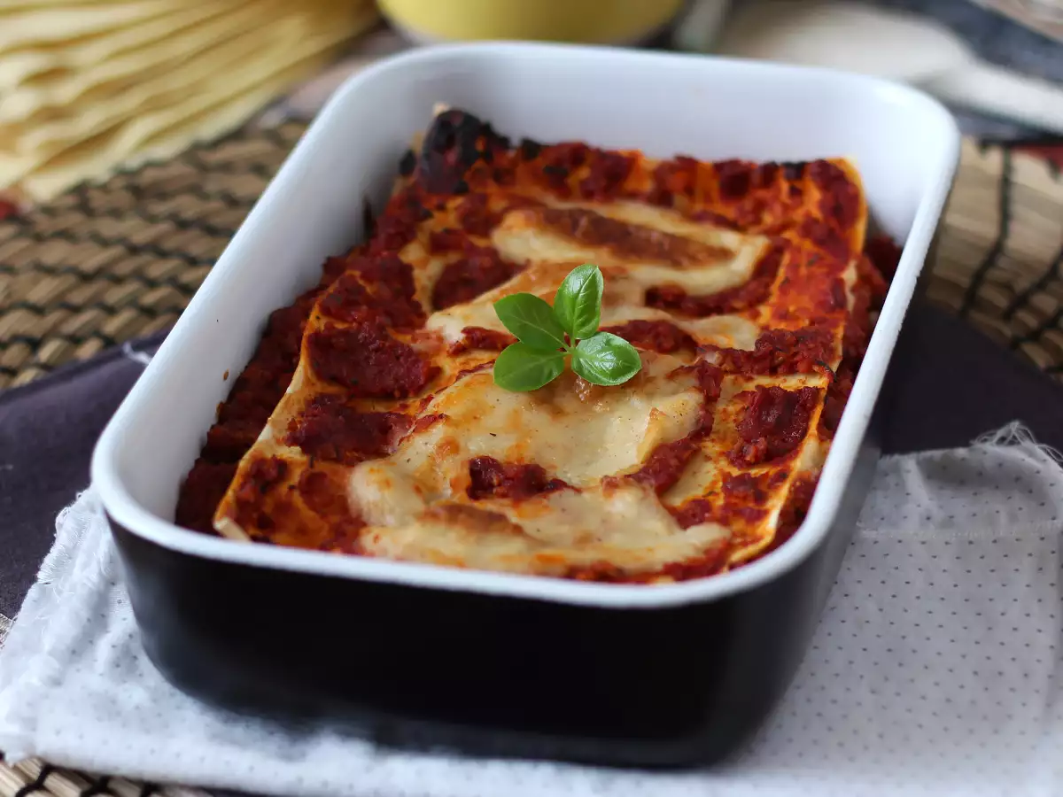 Vegetarisk lasagne (du kommer inte att märka någon skillnad!)