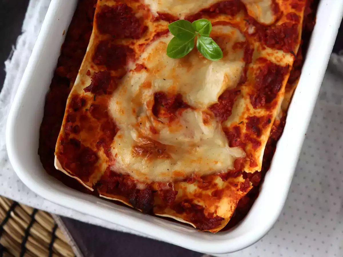 Vegetarisk lasagne (du kommer inte att märka någon skillnad!) - foto 2