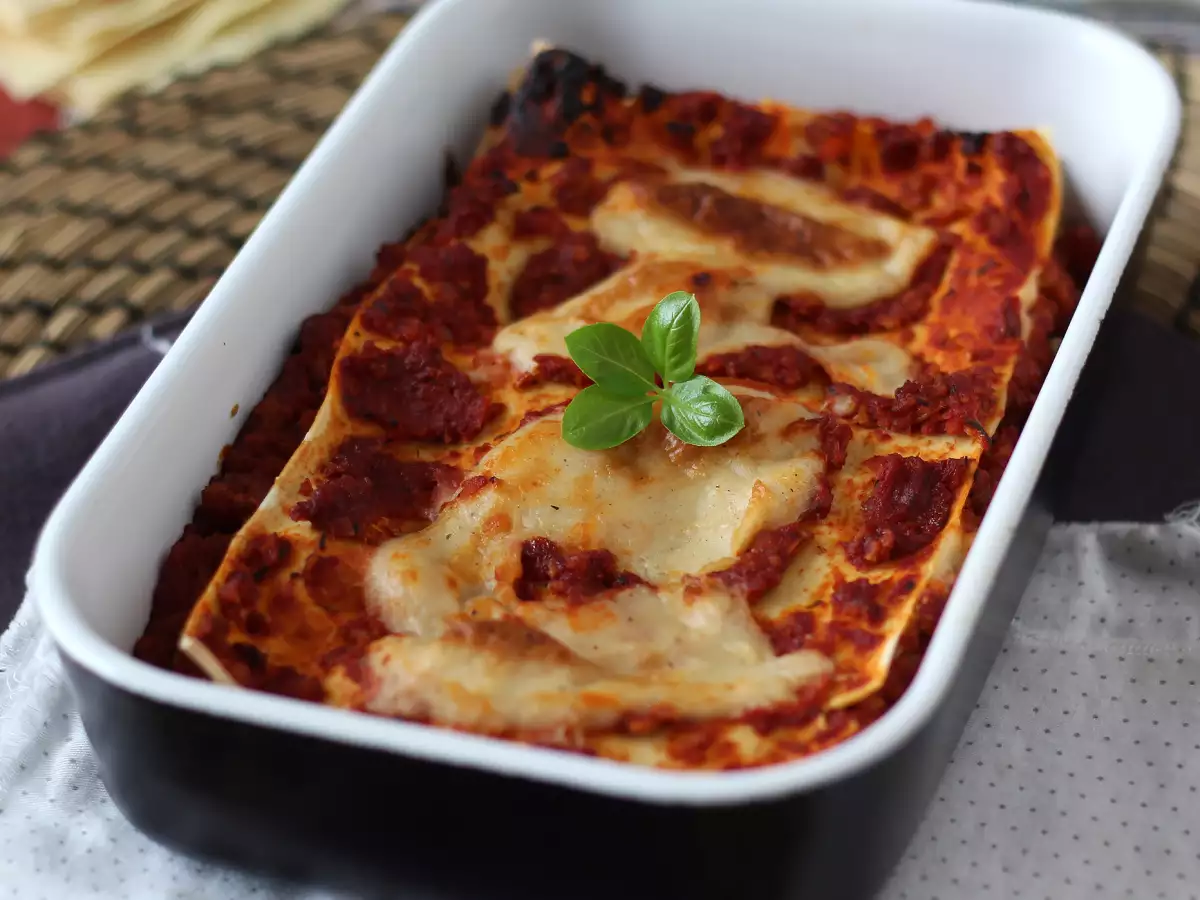 Vegetarisk lasagne (du kommer inte att märka någon skillnad!) - foto 4
