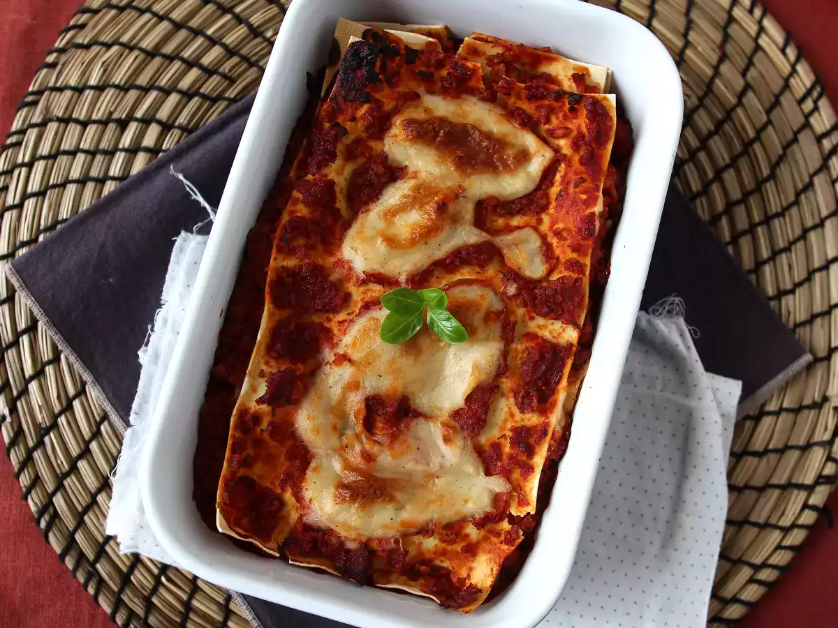 Vegetarisk lasagne (du kommer inte att märka någon skillnad!) - foto 5
