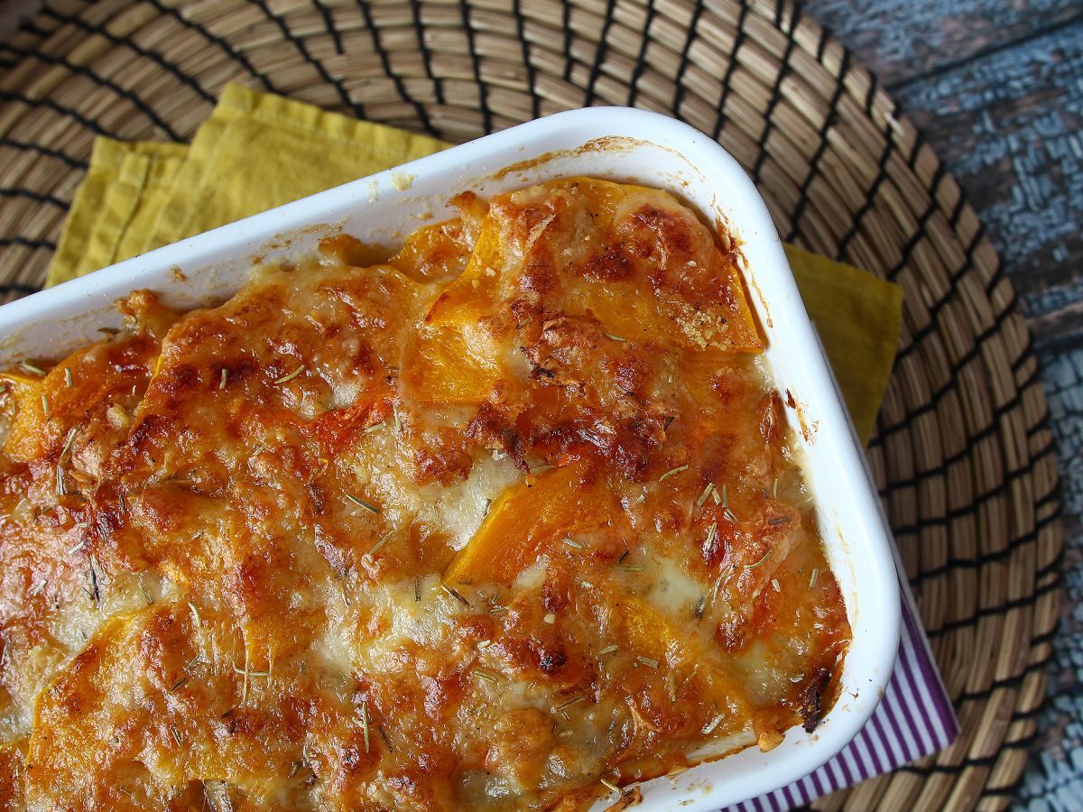 Vegetarisk pumpa parmigiana