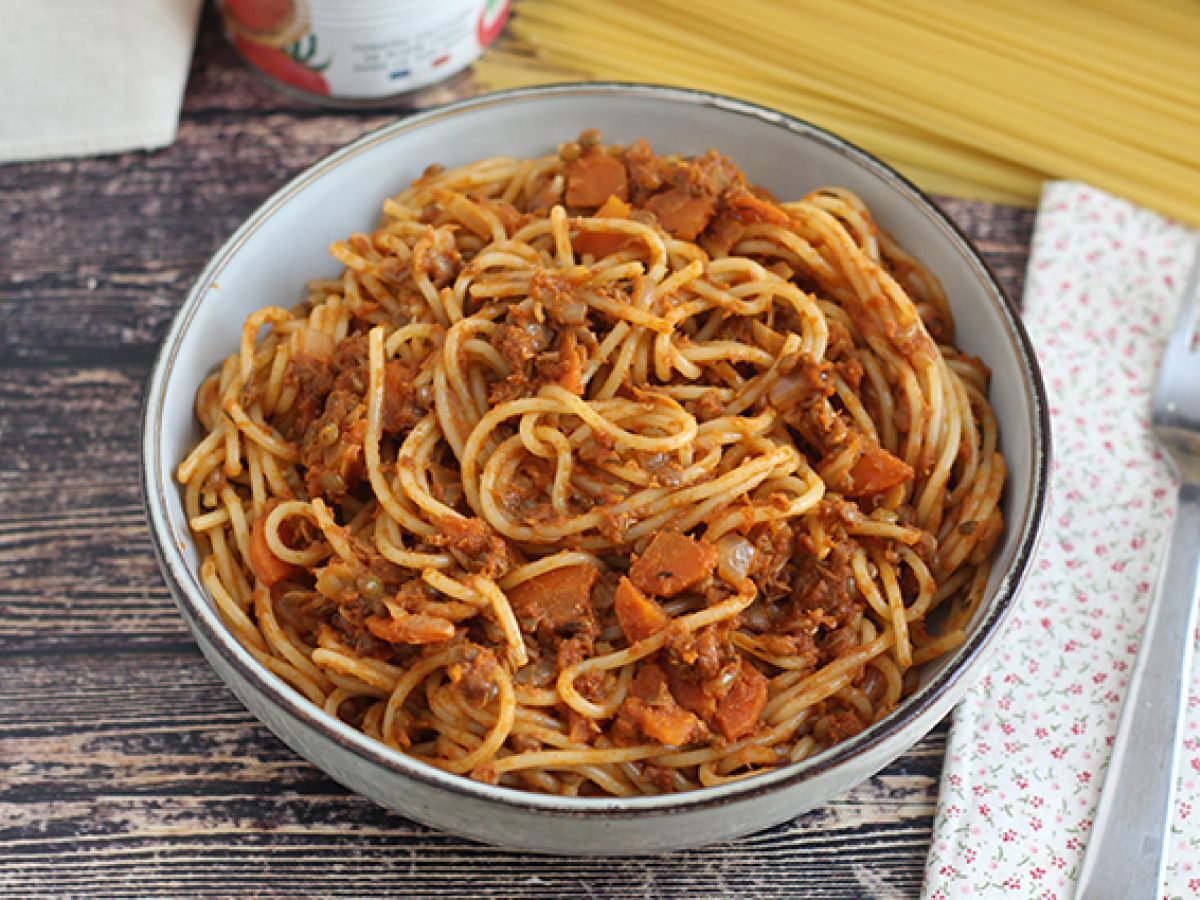 Vegetarisk spaghetti bolognese! - foto 3