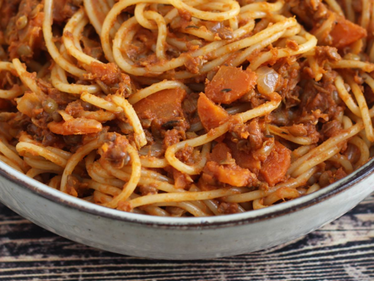 Vegetarisk spaghetti bolognese! - foto 4