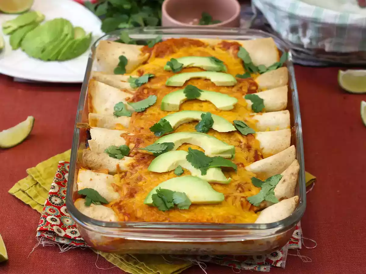 Vegetariska enchiladas