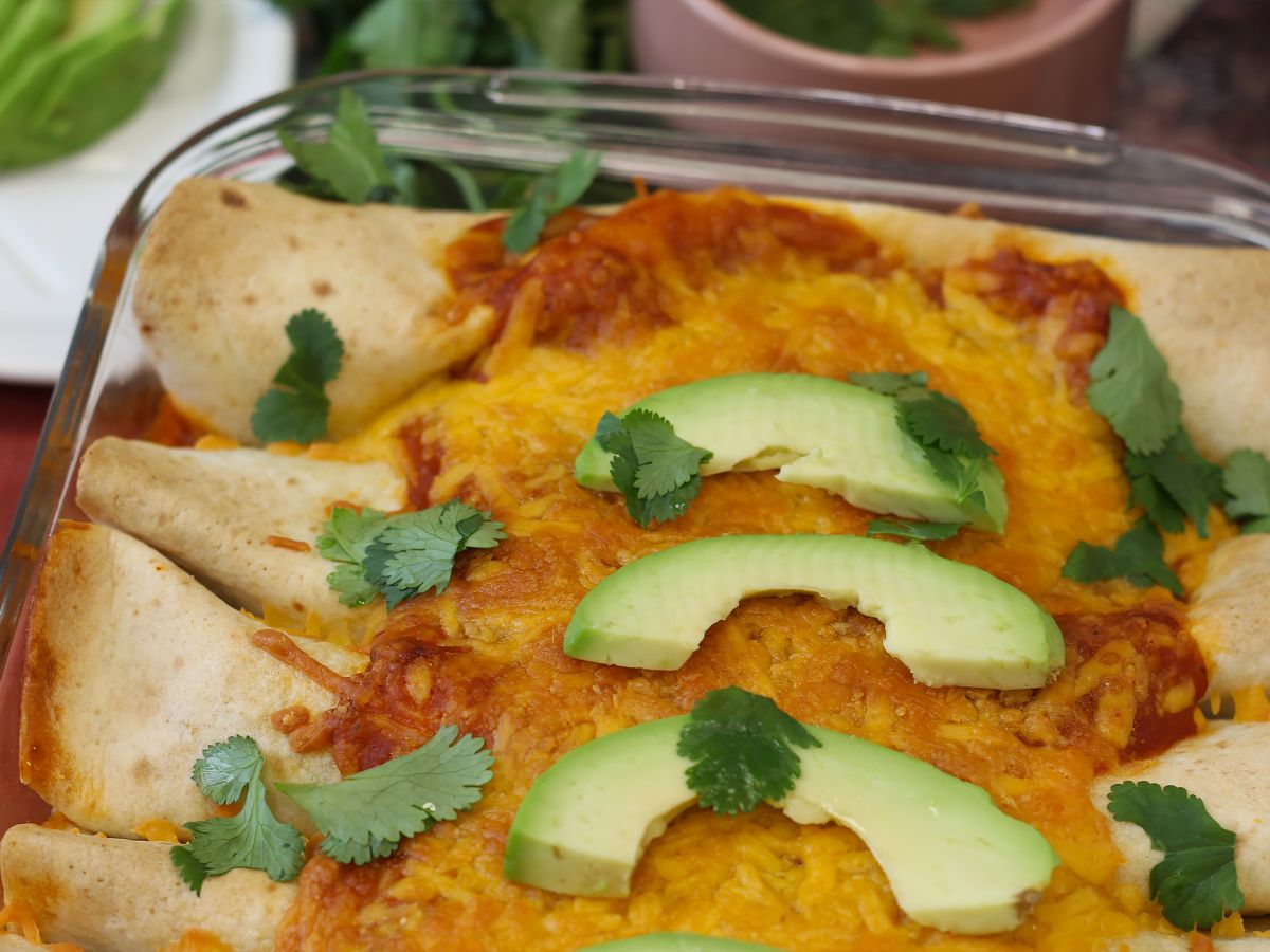 Vegetariska enchiladas - foto 2