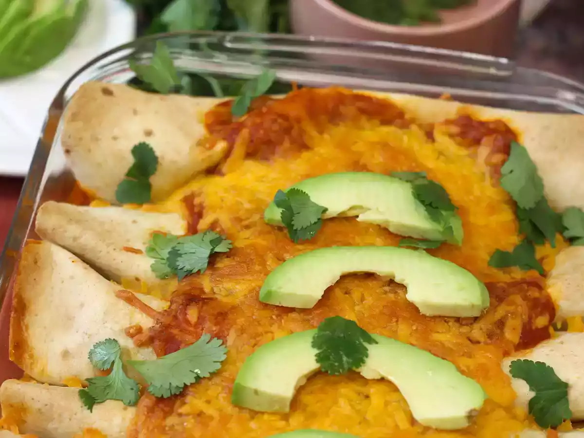 Vegetariska enchiladas - foto 2