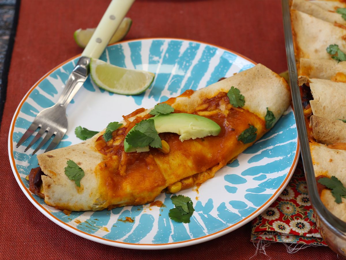 Vegetariska enchiladas - foto 4