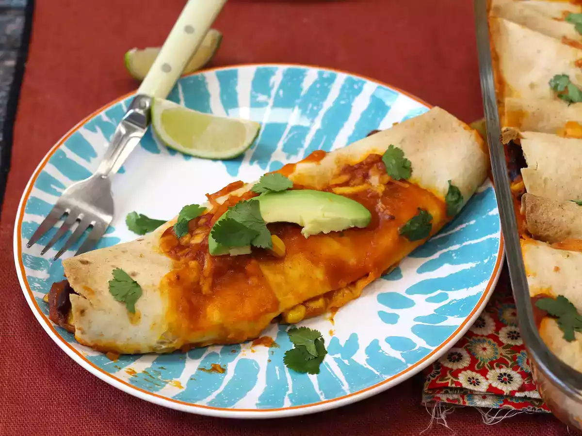 Vegetariska enchiladas - foto 4