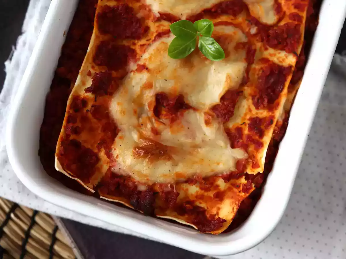 Vegetariska lasagner (du kommer inte att tro det!) - foto 2