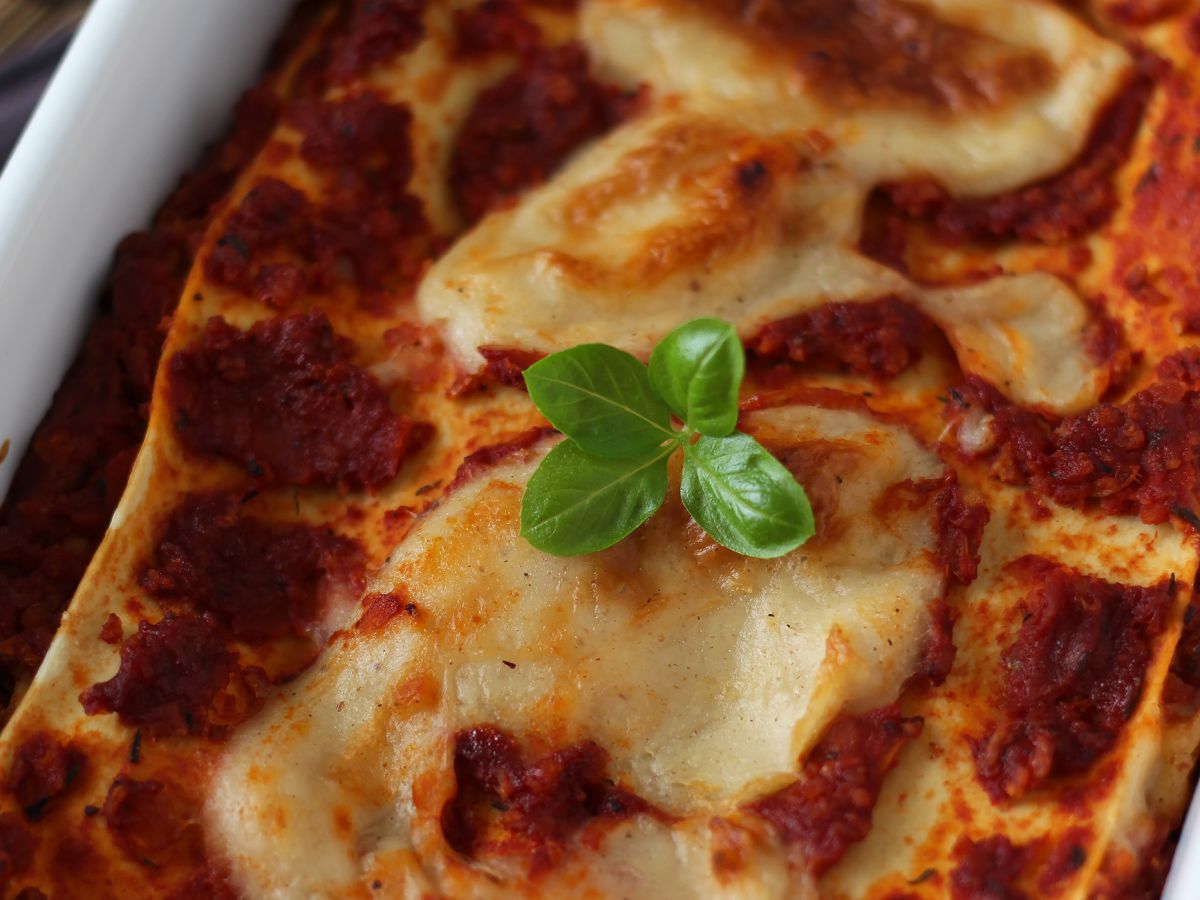 Vegetariska lasagner (du kommer inte att tro det!) - foto 3