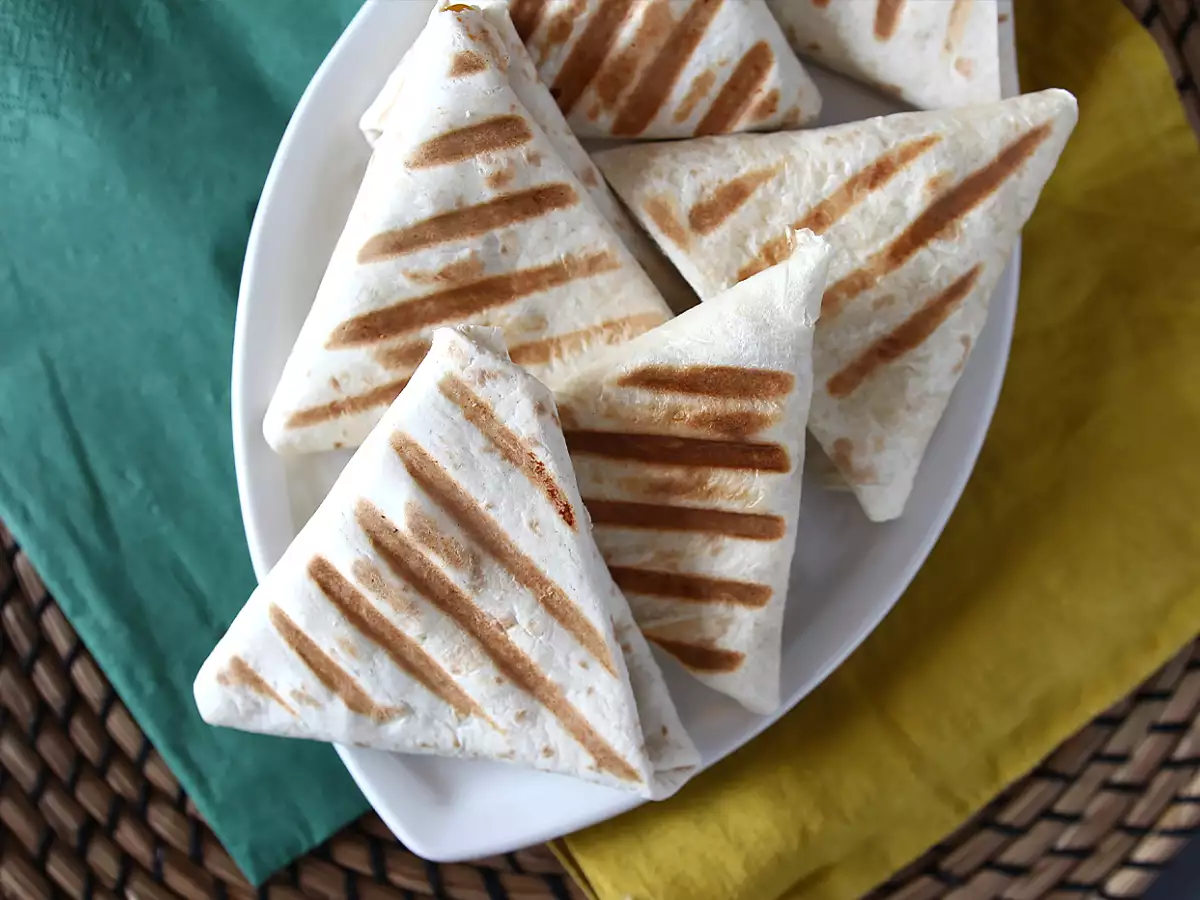 Vegetariska samosas av tortillas - foto 2