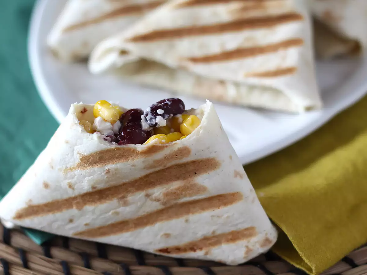 Vegetariska samosas av tortillas - foto 4