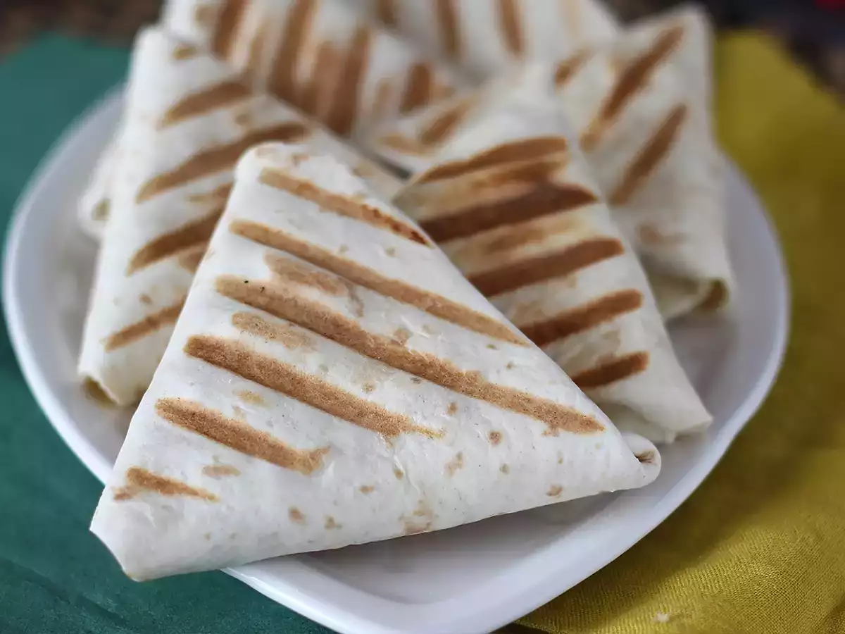 Vegetariska samosas av tortillas - foto 5