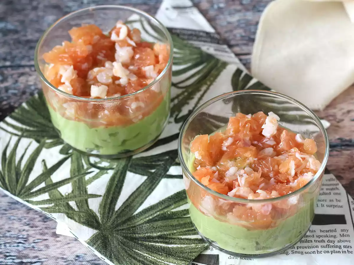 Verriner med färsk avokado, räkor och grapefrukt! - foto 4
