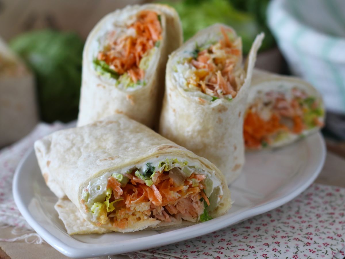 Wraps med lax, den perfekta, praktiska smörgåsen att ta med sig överallt - foto 2